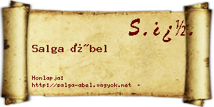 Salga Ábel névjegykártya